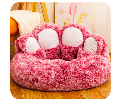 Creative Cute And Cute Bear Paw Dog Nest