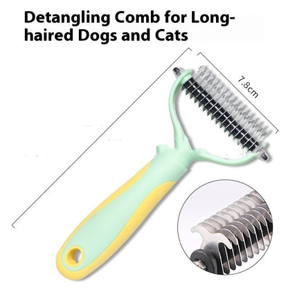 Pets Fur Knot Cutter Dog Grooming Shedding Tools Pet