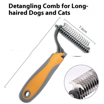 Pets Fur Knot Cutter Dog Grooming Shedding Tools Pet