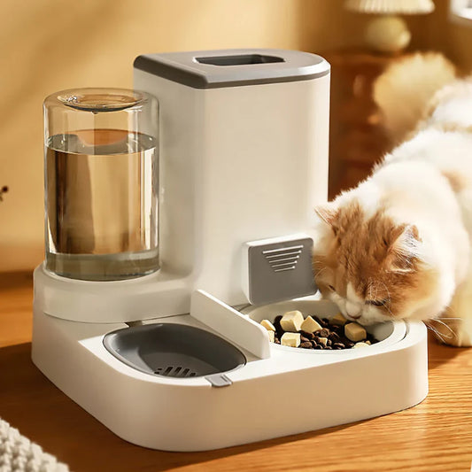 Automatic Pet Feeder Dog Basin Cat Bowl Supplies