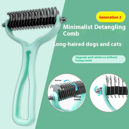 Pets Fur Knot Cutter Dog Grooming Shedding Tools Pet